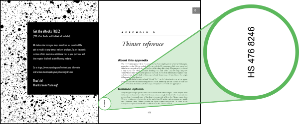 Book registration first page example